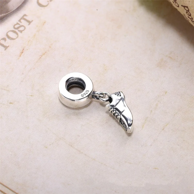 (bilde for) Pandora Løpesko sølv dingler med klare cubic zirconia - 792063CZ - Vis 3