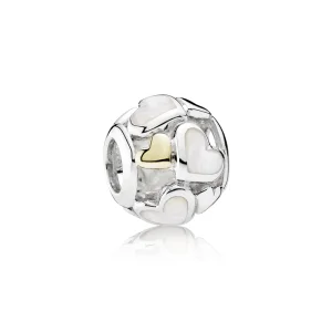 (bilde for) Pandora Luminous Hearts Charm - 791879MOP