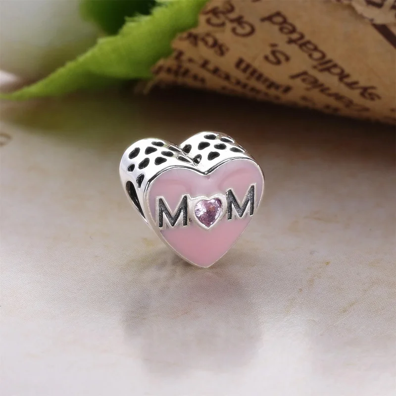 (bilde for) Pandora Mother Heart Charm - 791881PCZ - Vis 2
