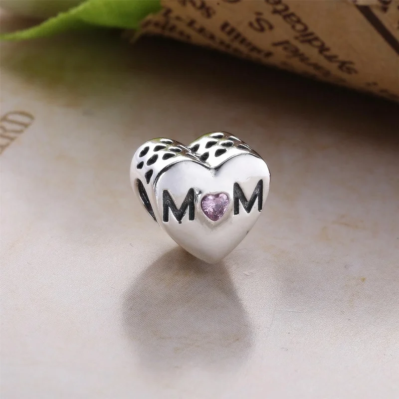 (bilde for) Pandora Mother Heart Charm - 791881PCZ - Vis 3