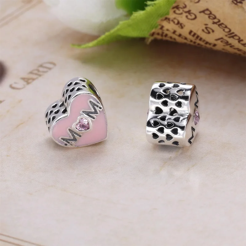 (bilde for) Pandora Mother Heart Charm - 791881PCZ - Vis 4