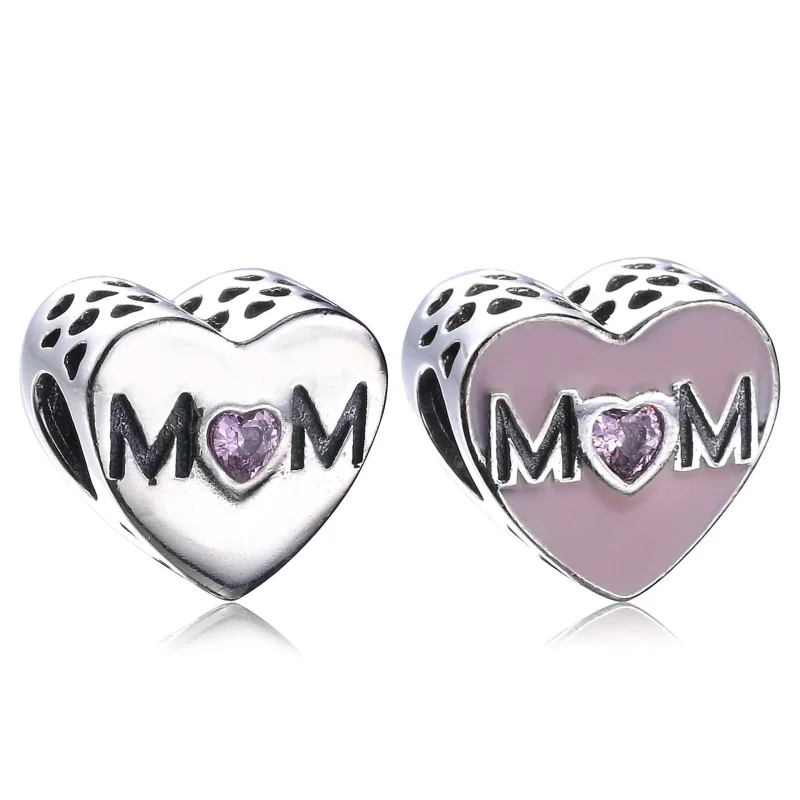 (bilde for) Pandora Mother Heart Charm - 791881PCZ - Vis 5