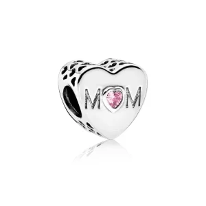 (bilde for) Pandora Mother Heart Charm - 791881PCZ