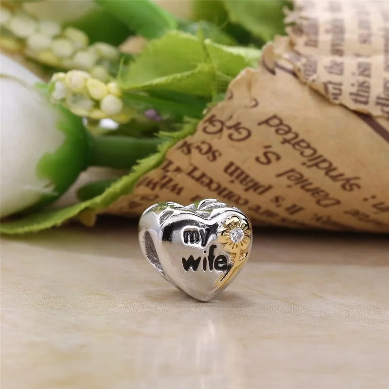 (bilde for) PANDORA My Wife Charm - PX0051-1 - Vis 2