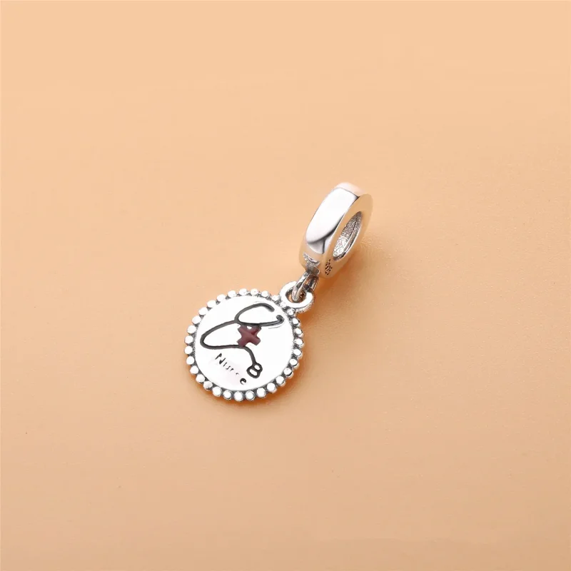 (bilde for) PANDORA Nurse Dangle Charm, Blandet emalje - ENG791169_45 - Vis 2