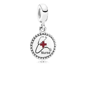 (bilde for) PANDORA Nurse Dangle Charm, Blandet emalje - ENG791169_45