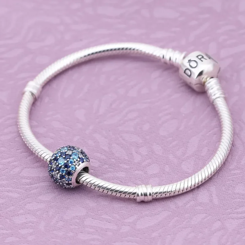 (bilde for) Pandora Ocean Mosaic Pavé Ball Charm - 791261NSBMX - Vis 2