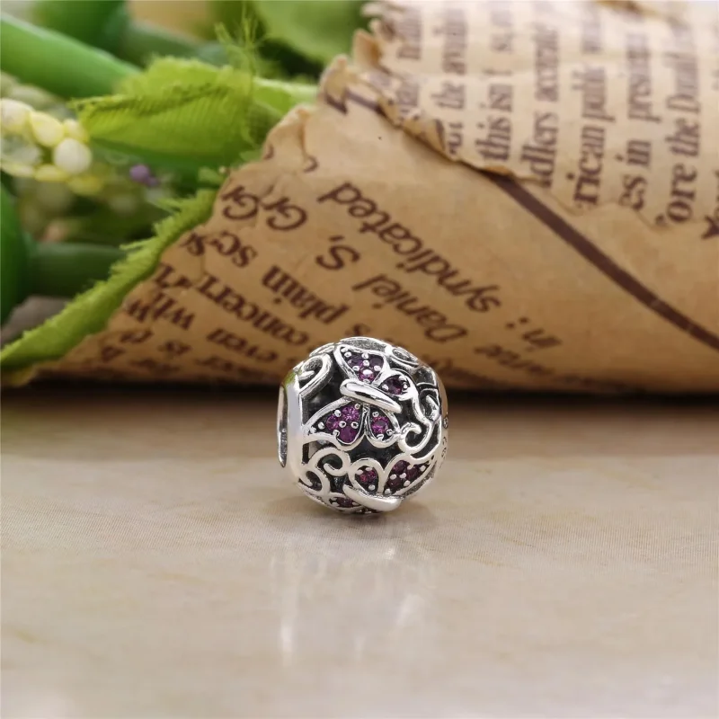 (bilde for) PANDORA Openwork Butterfly Charm - PX00143-1 - Vis 2