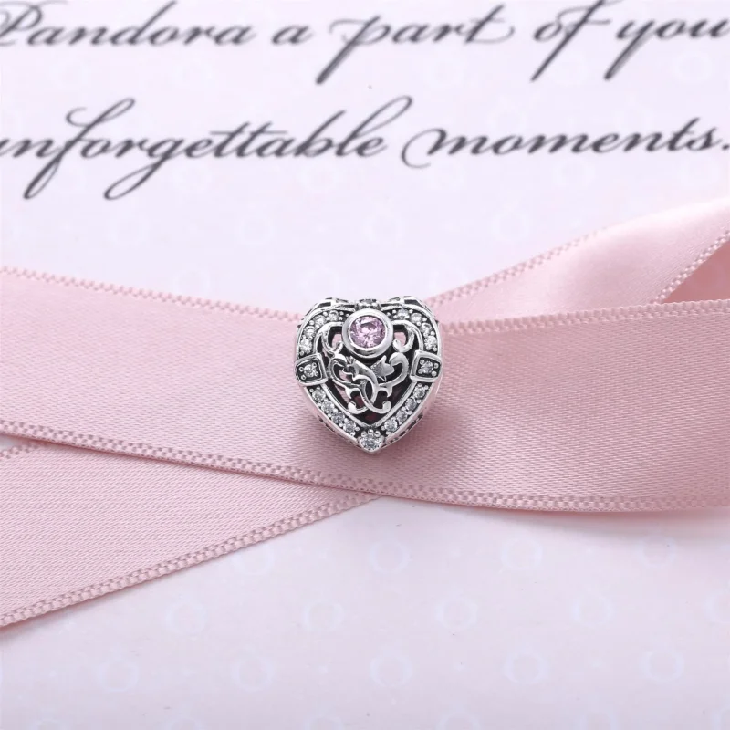 (bilde for) Pandora Opulent Heart Charm - 791964CZO - Vis 2