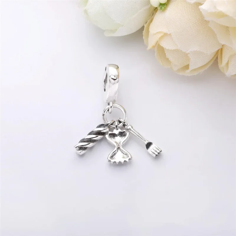 (bilde for) Pandora Pasta sølv dingler - 797435 - Vis 2