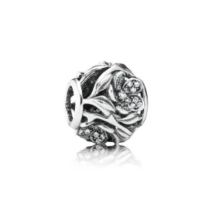 (bilde for) Pandora Pavé Mystic Floral Openwork Charm - 791419CZ