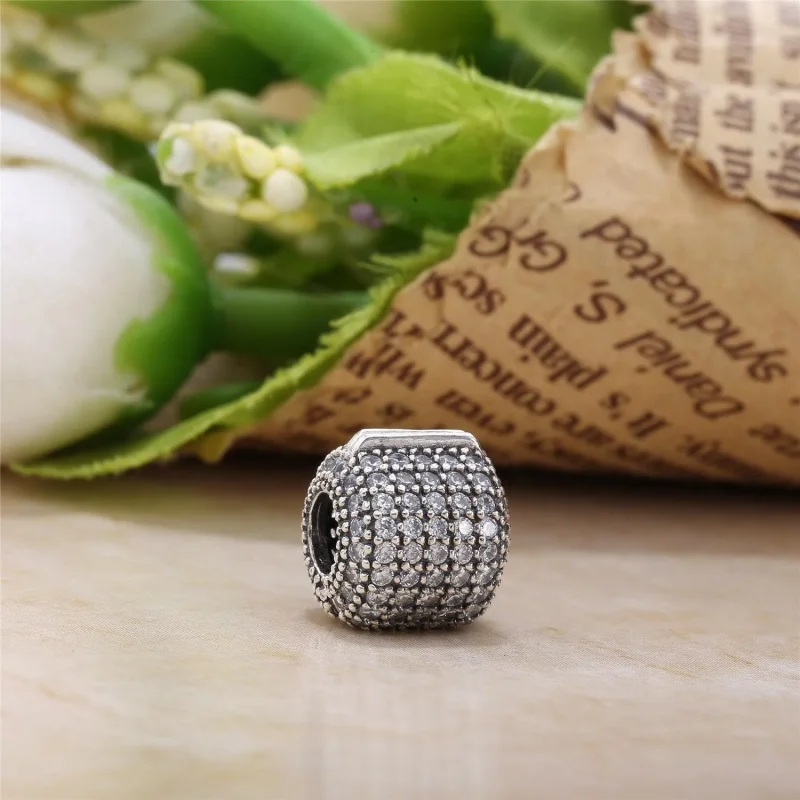 (bilde for) Pandora Pavé Tønne Klemmecharm - 791873CZ - Vis 2