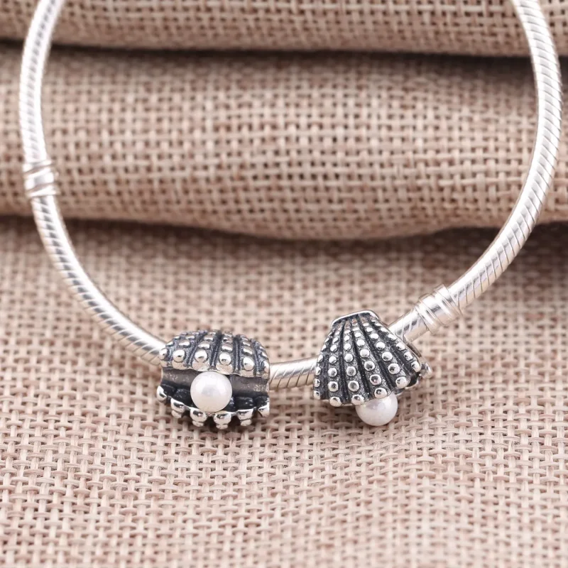(bilde for) Pandora Perleøsters, charm - 791134P - Vis 2