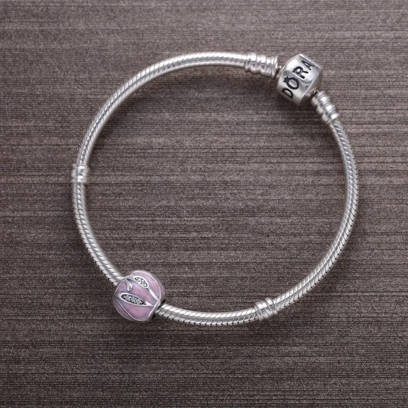 (bilde for) Pandora Pink Nature's Radiance Charm - 791969PCZ - Vis 4