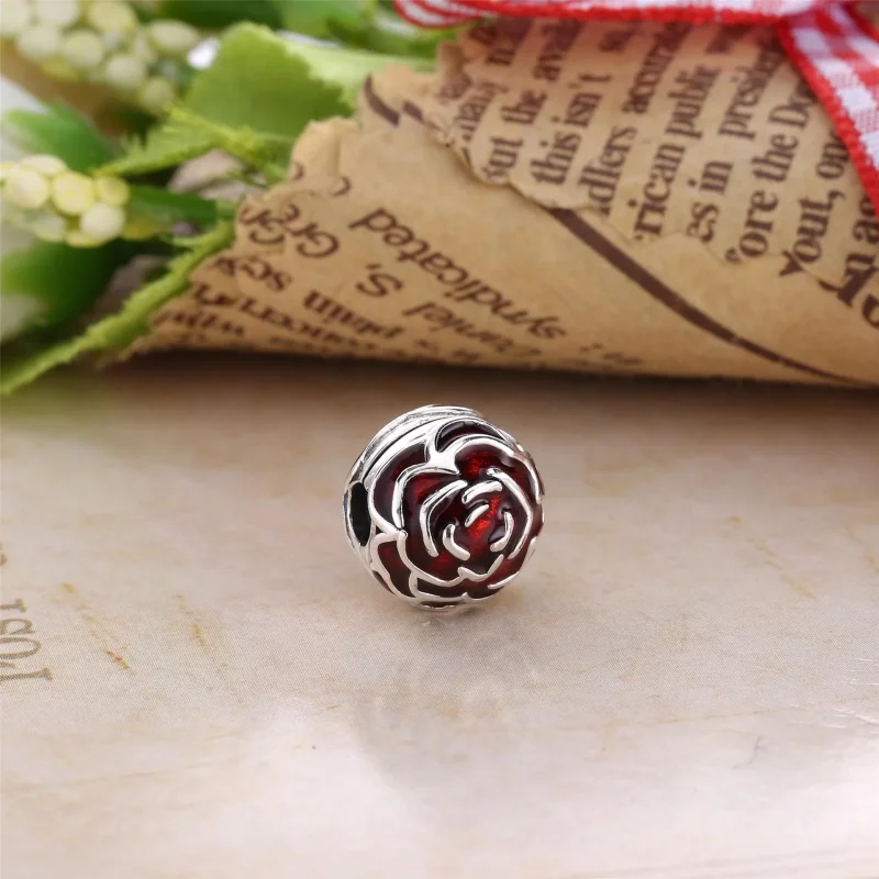 (bilde for) PANDORA Pink Rose Clip - 791292EN40 - Vis 3
