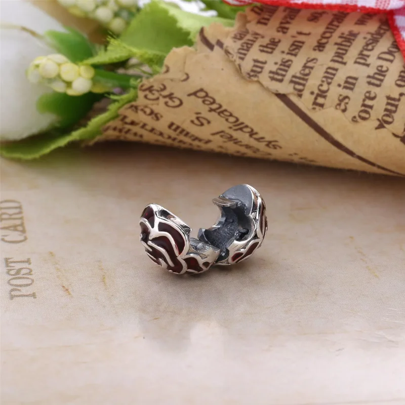 (bilde for) PANDORA Pink Rose Clip - 791292EN40 - Vis 4