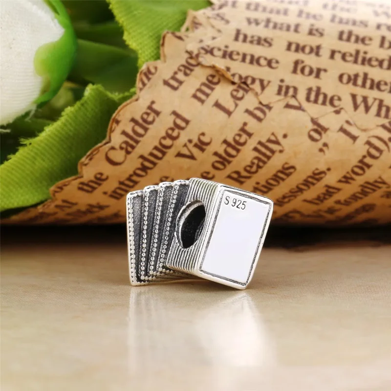 (bilde for) Pandora Playing cards silver charm with red enamel - 797195EN09 - Vis 3