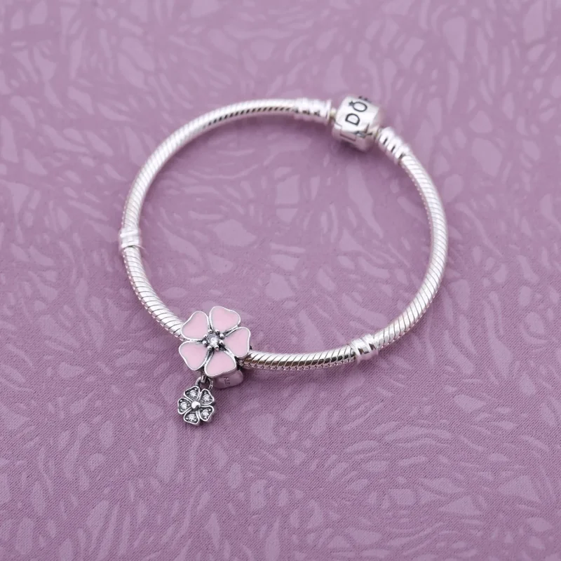 (bilde for) Pandora Poetic Blooms Charm - 791827EN40 - Vis 2
