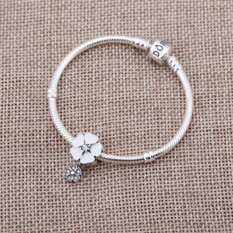 (bilde for) Pandora Poetic Blooms Charm - 791827EN40 - Vis 3