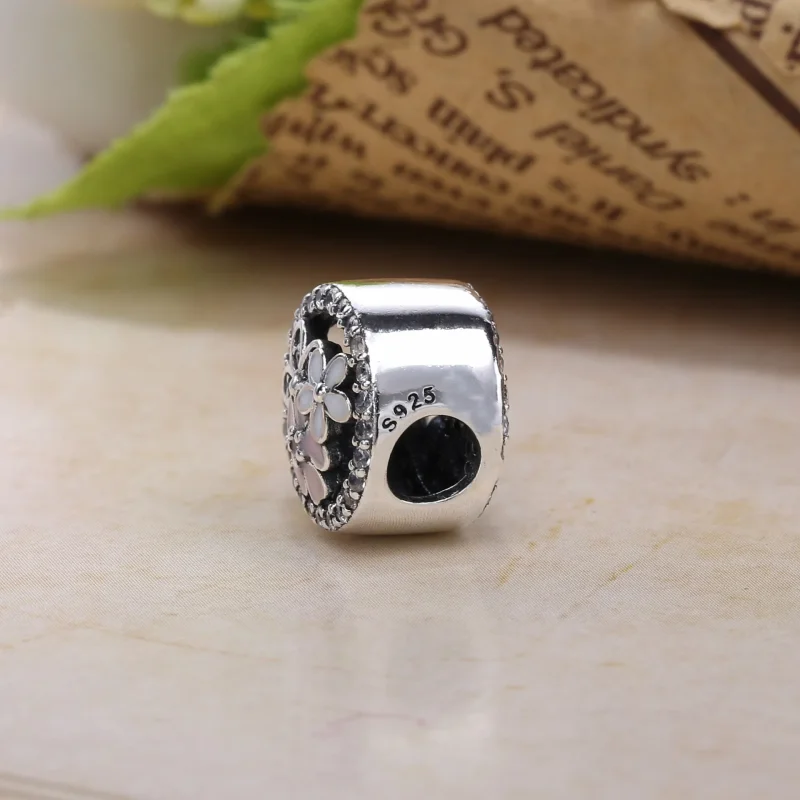 (bilde for) PANDORA poetiske blomster, blandede emaljer og klar Cz Charm - PX00275-1 - Vis 2