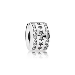 (bilde for) Pandora Rad med stjerner Klemmecharm - 796381CZ