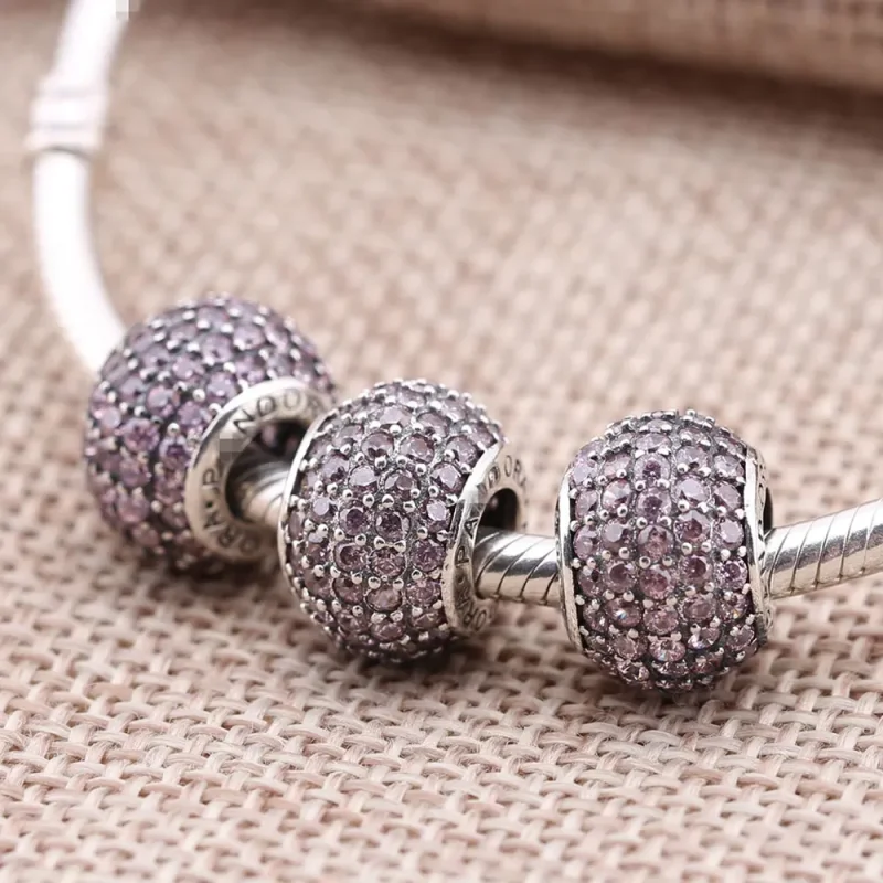 (bilde for) Pandora Rød pavé, charm - 791051CZR - Vis 3