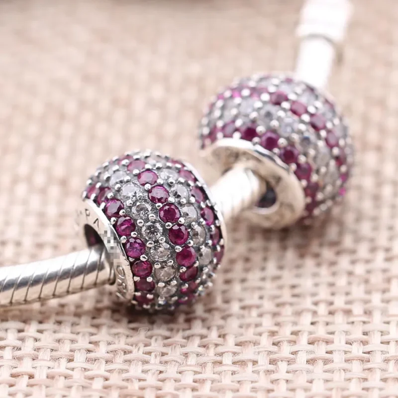 (bilde for) Pandora Røde, maritime pavéstriper, charm - 791172CZR - Vis 2