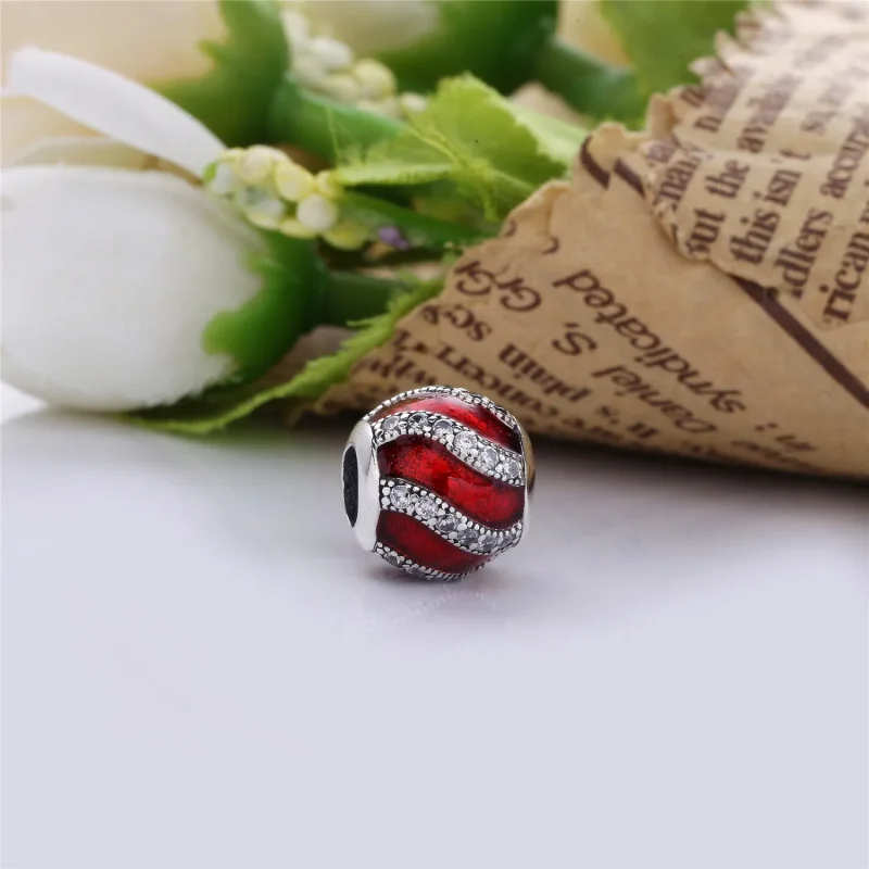 (bilde for) Pandora Red Adornment Charm - 791991EN07 - Vis 2