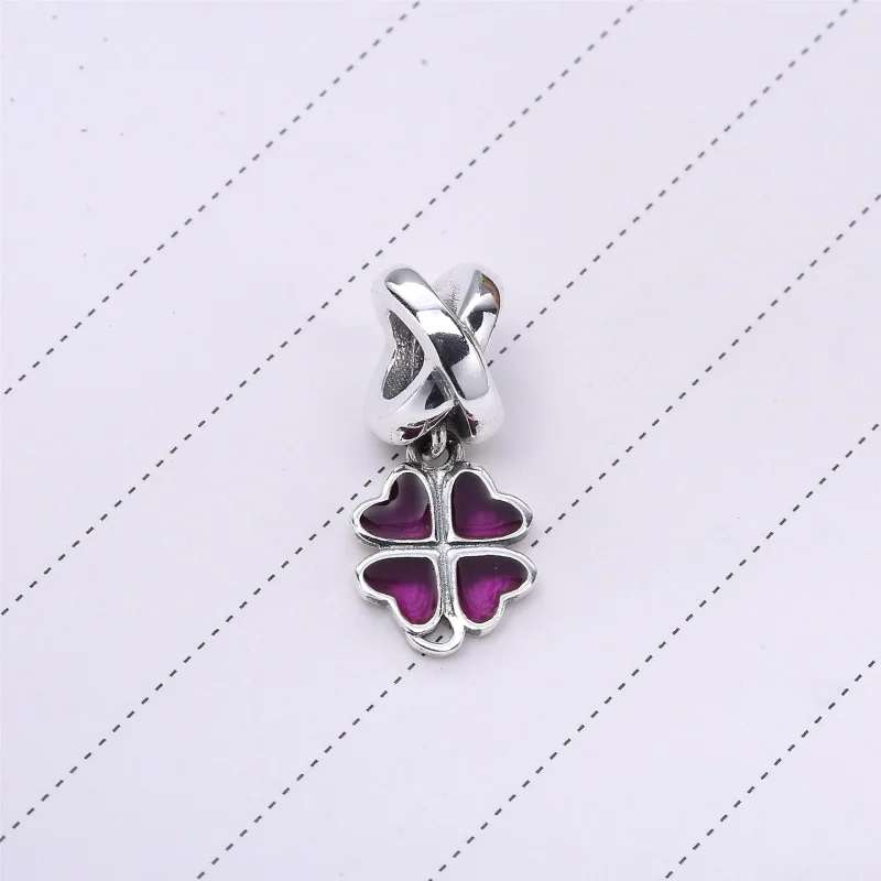(bilde for) Pandora Rosa firkløver, hengende charm - 790572EN07 - Vis 2