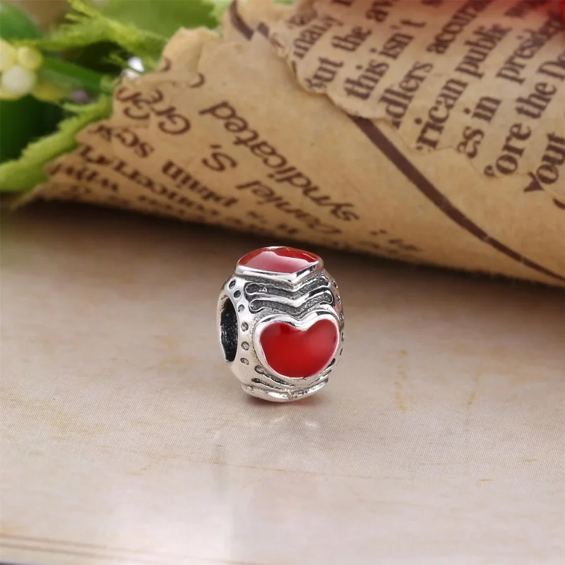 (bilde for) Pandora Rosa hjerte, charm - 790591EN28 - Vis 2