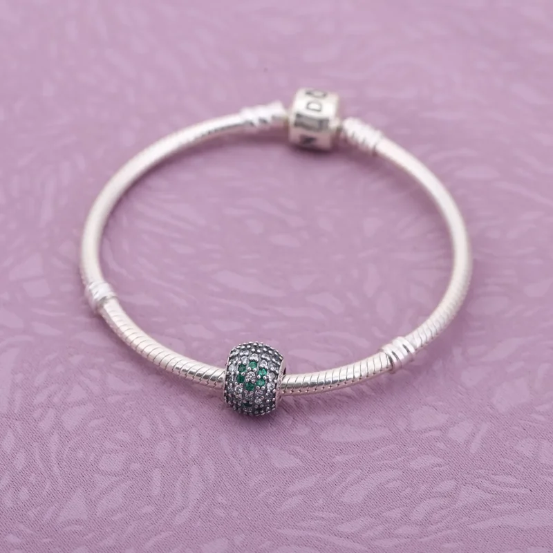 (bilde for) Pandora Rosa, pavé kirsebærblomst, charm - 791129CZ - Vis 3