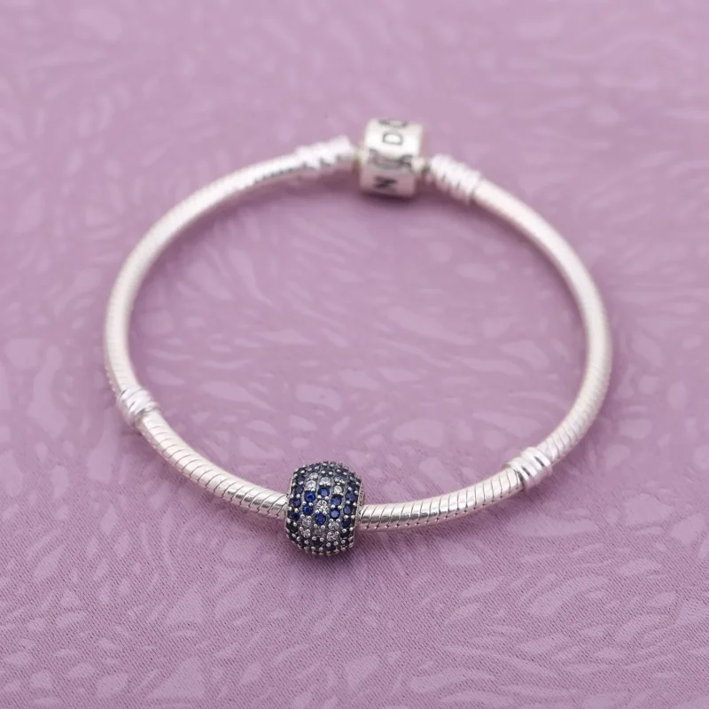 (bilde for) Pandora Rosa, pavé kirsebærblomst, charm - 791129CZ - Vis 4