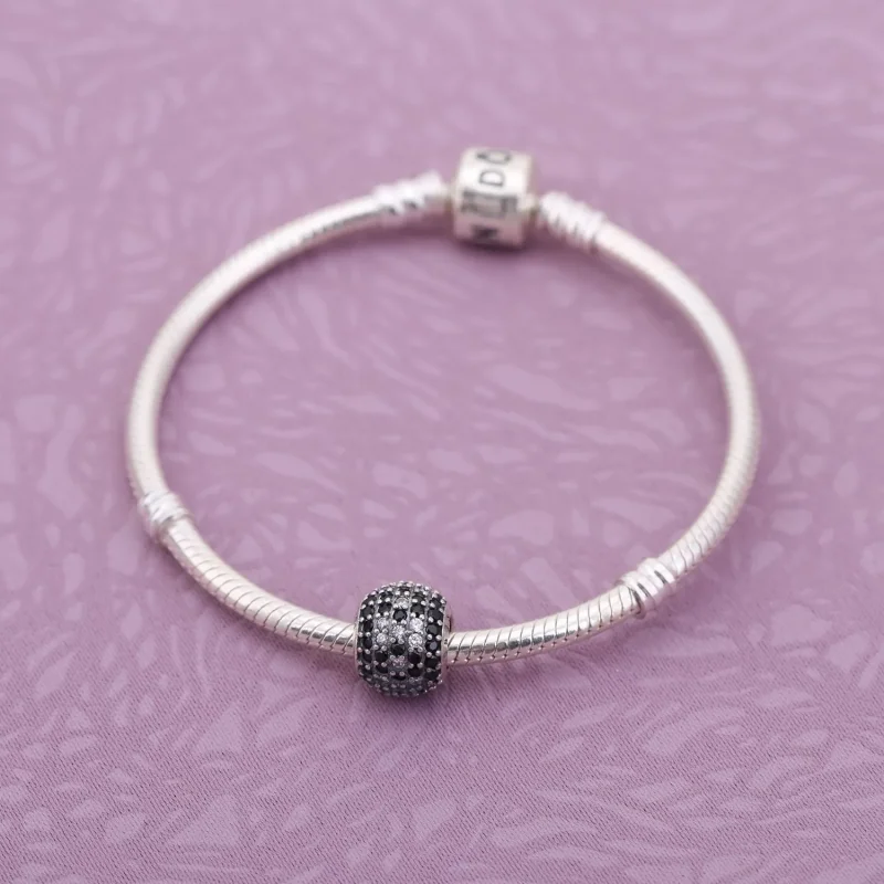 (bilde for) Pandora Rosa, pavé kirsebærblomst, charm - 791129CZ - Vis 6