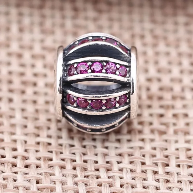 (bilde for) Pandora Rosa, vevd, pavé tømme, charm - 791115CZS - Vis 2