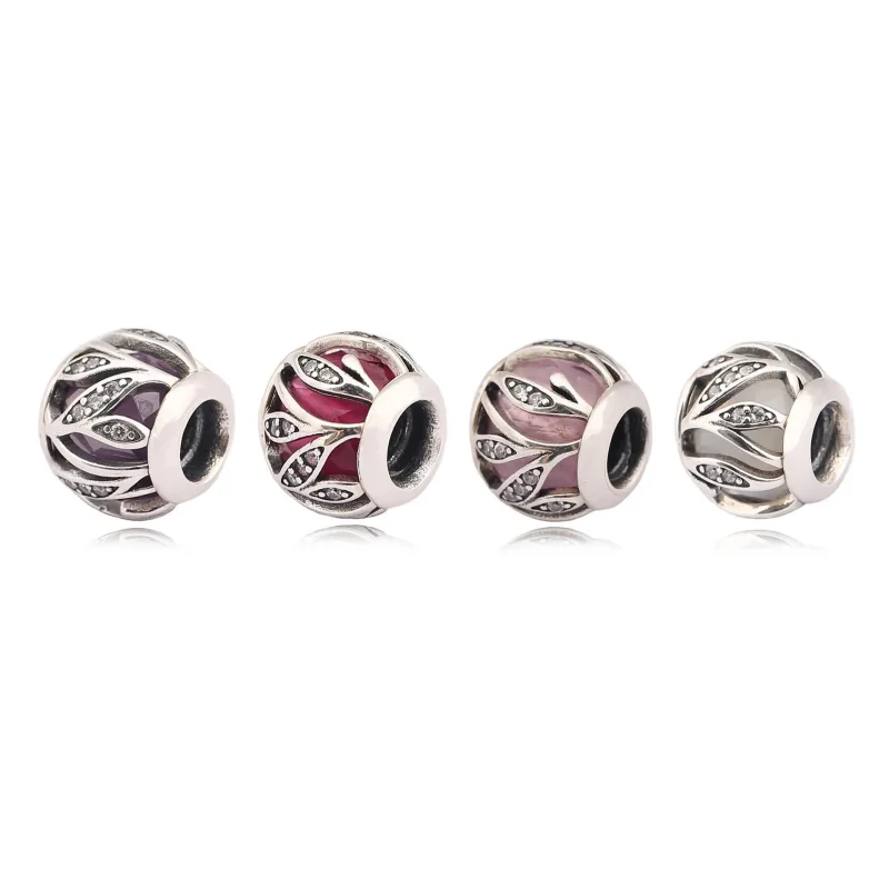 (bilde for) Pandora Royal Red Nature's Radiance Charm - 791969SRU - Vis 2