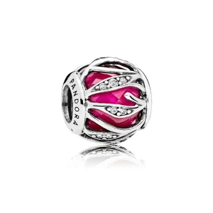 (bilde for) Pandora Royal Red Nature's Radiance Charm - 791969SRU