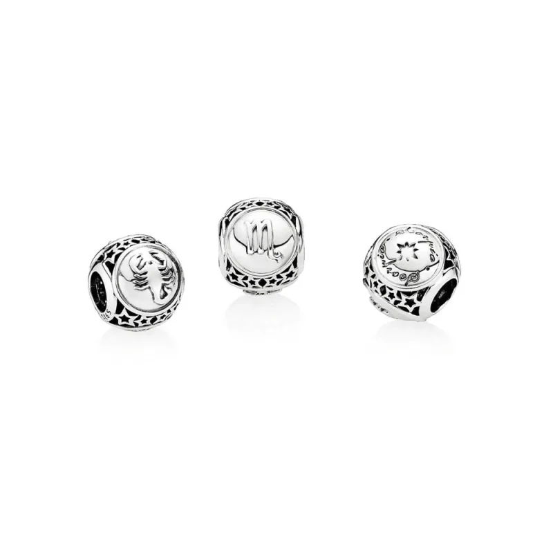 (bilde for) Pandora Scorpio Star Sign Charm - 791943 - Vis 2