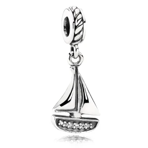 (bilde for) Pandora Seilbåt, hengende charm - 791138CZ