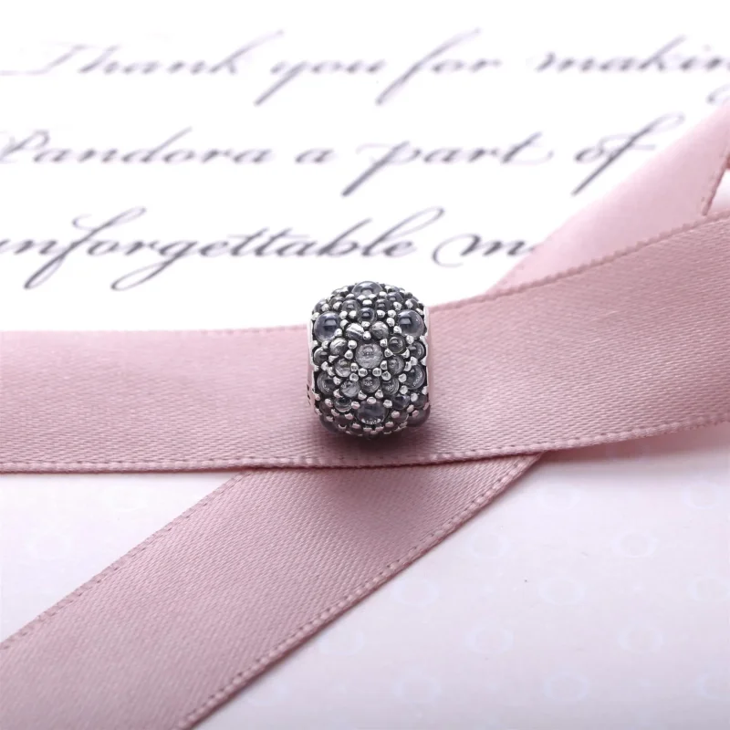 (bilde for) Pandora Shimmering Droplets Charm - 791755CZ - Vis 3