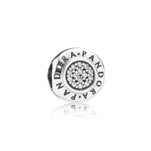 (bilde for) PANDORA signature charm - 791414CZ