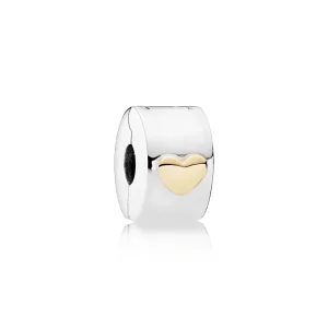 (bilde for) Pandora Silver clip with 14k - 792080