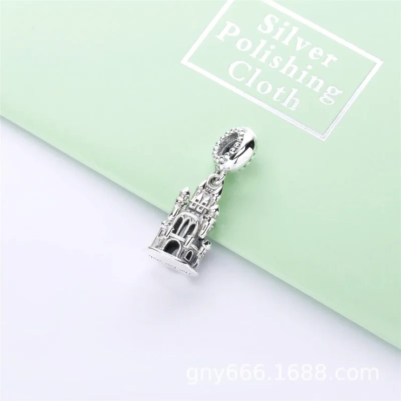 (bilde for) Pandora Slottssølv dingler med klare cubic zirconia - 797651CZ - Vis 4
