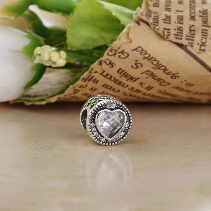 (bilde for) PANDORA Sparkling Heart Charm - PX00210-1 - Vis 2