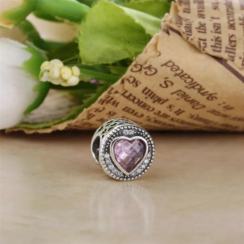 (bilde for) PANDORA Sparkling Heart Charm - PX00210-1 - Vis 3