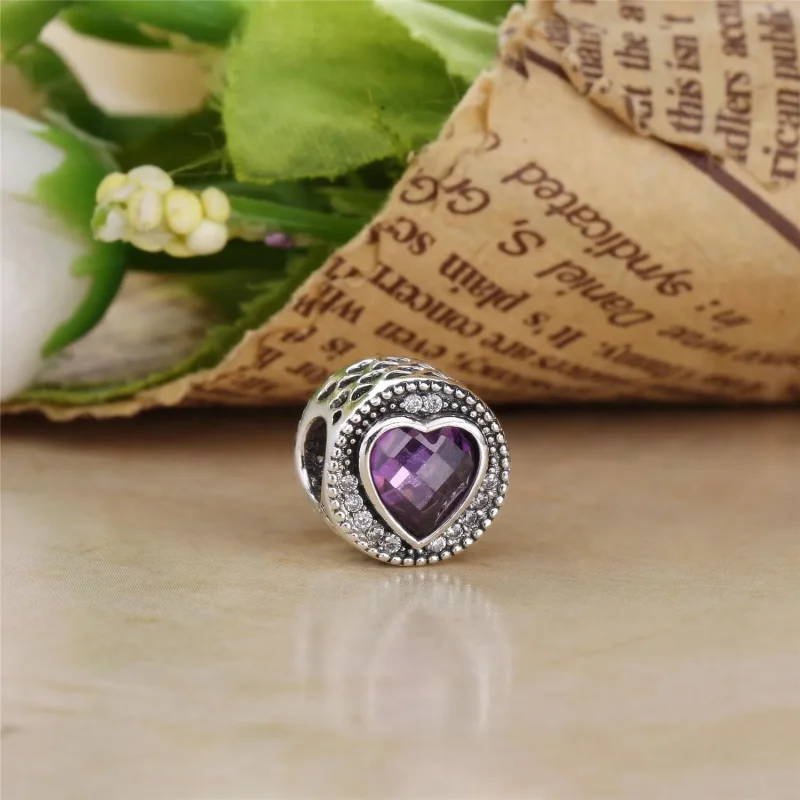 (bilde for) PANDORA Sparkling Heart Charm - PX00210-1 - Vis 4