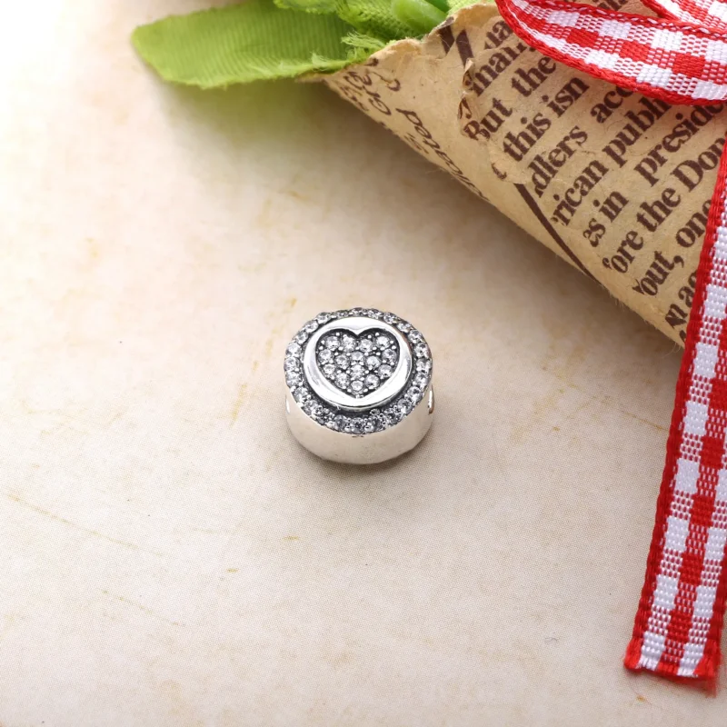 (bilde for) PANDORA Sparkling Heart Charm - PX00242-1B - Vis 2