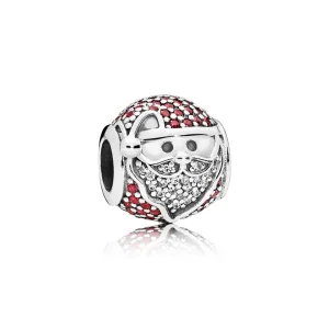(bilde for) Pandora Sparkling Jolly Santa Charm - 796385CZR