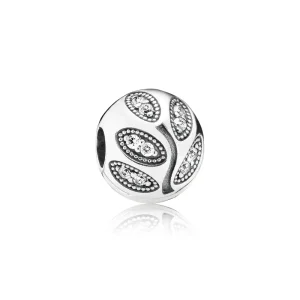 (bilde for) PANDORA Sparkling Leaves Clip - 791416CZ