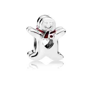 (bilde for) PANDORA Sweet Gingerbread Man Charm Clip - 792002EN07
