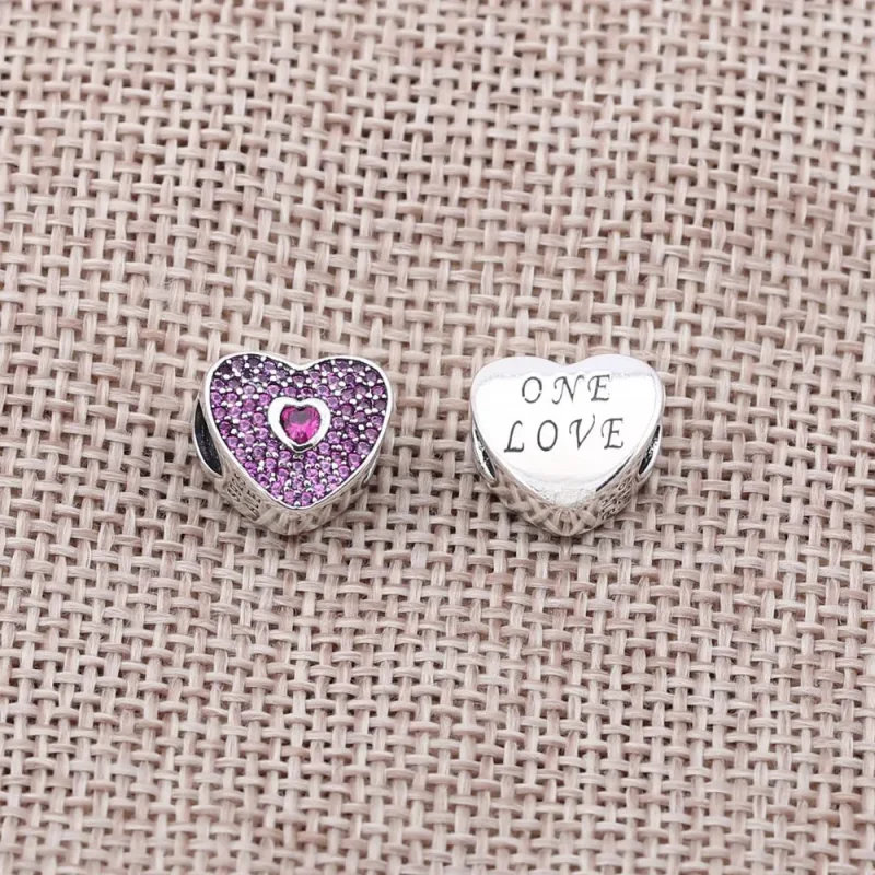 (bilde for) Pandora Sweetheart Charm - 791555CZS - Vis 2